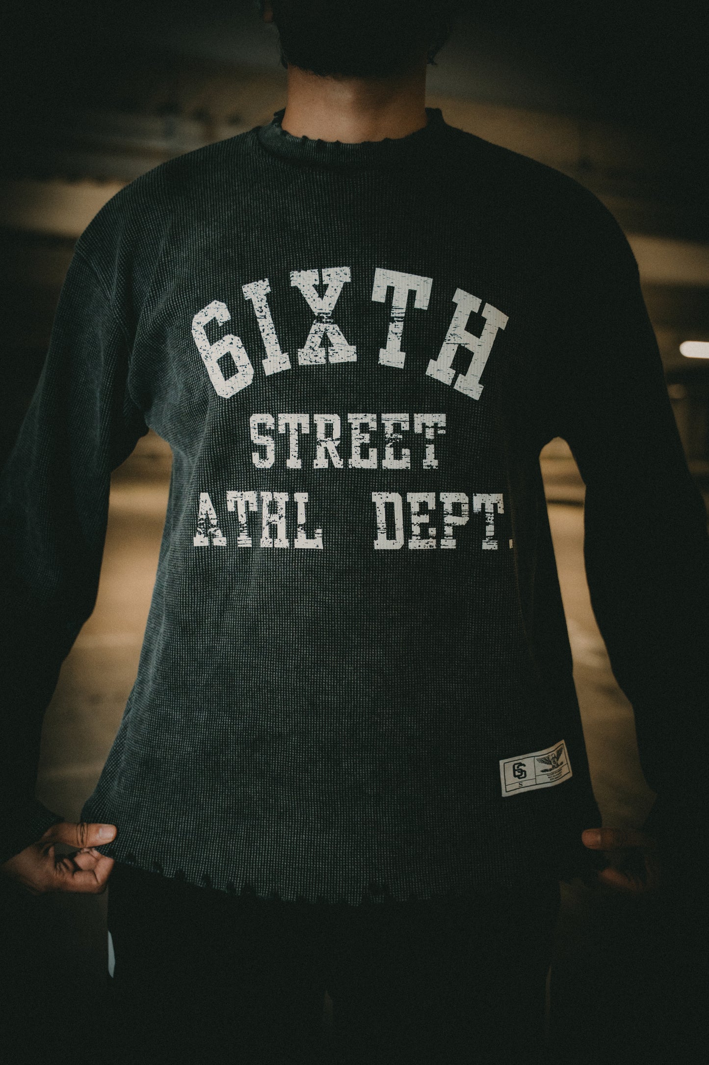6IXTH STREET Waffle Knit