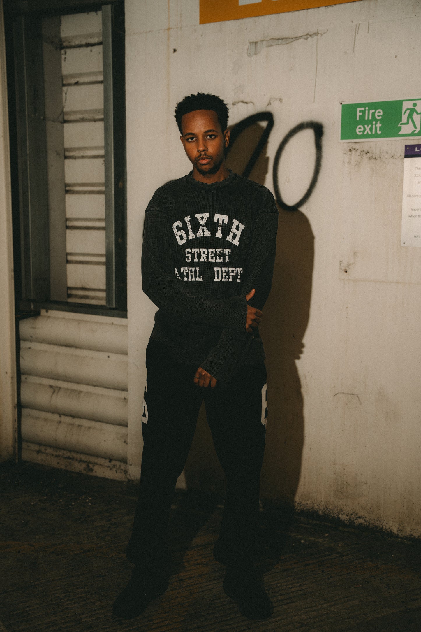6IXTH STREET Waffle Knit