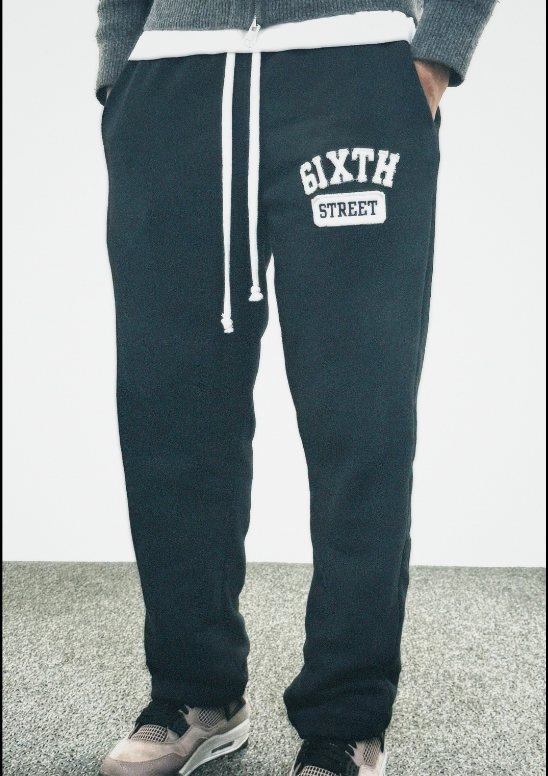 '6ixth Street' Signature Washed Joggers